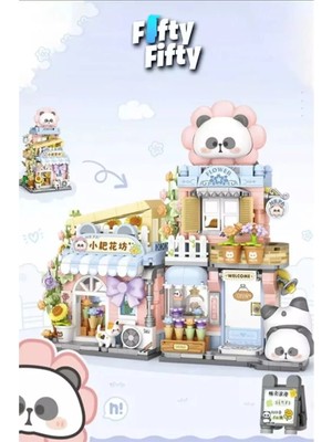 Bfs  LZ-7202 Loz Çiçek Dükkanı 810 Parça Block Oyuncak