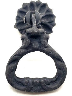 Antika Tarz Dekoratif Pirinç Kalp Sarkaç Mobilya Kulbu - 25 Mm, Oksit