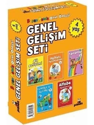 Okul Öncesi 4 Yaş Genel Gelişim Seti (5 Kitap)