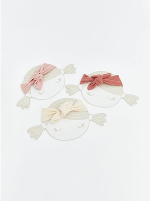 Fiyonklu Kız Bebek Saç Bandı 3'lü  (W5)