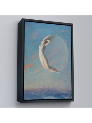 Çerçeveli Fransız Ressam Albert Aublet’in “selene” Adlı TABLOSU-6345
