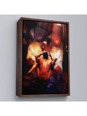 Çerçeveli Rus Ressam Winter'in Samimiyet TABLOSU-6390