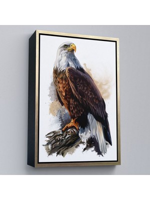 Çerçeveli Kartal Dekoratif Kanvas TABLO-5961