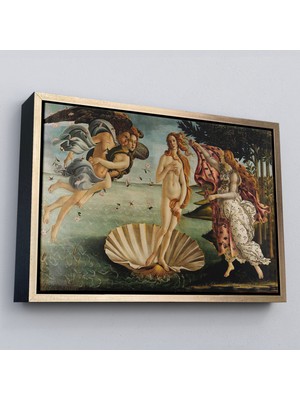 Çerçeveli Sandro Botticelli'nin Venüs'ün Doğuşu Isimli ESERI-5163