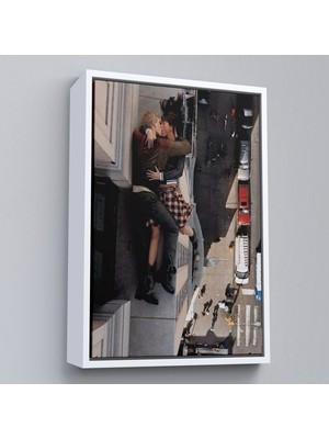 Çerçeveli Ölüm Öpücüğü Tablolsu - The Kiss Of DEATH-7962