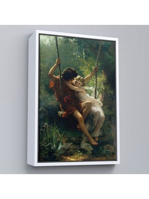 Çerçeveli Pierre Auguste Cot'ün Ilkbahar Adlı TABLOSU-6355