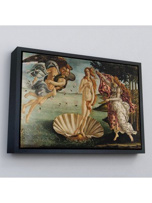 Çerçeveli Sandro Botticelli'nin Venüs'ün Doğuşu Isimli ESERI-5163