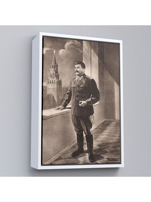 Çerçeveli Joseph Stalin Rusya ve Sovyetler Birliği Sscb TABLO-7715