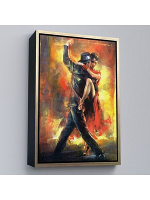 Çerçeveli Tango Yapan Çift TABLOSU-6420