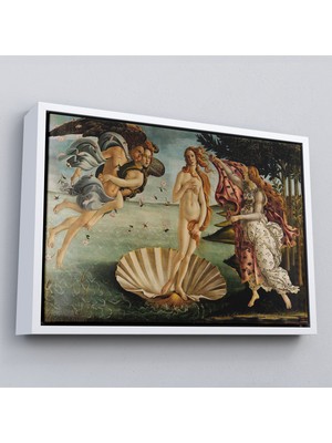 Çerçeveli Sandro Botticelli'nin Venüs'ün Doğuşu Isimli ESERI-5163