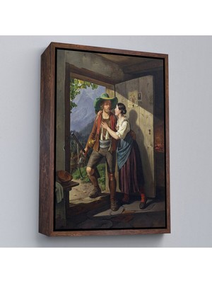 Çerçeveli Carl Friedrich Moritz Müller Dresden 1807-1865 Münih, Andreas Hofer Vedası TABLOSU-6084