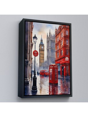 Çerçeveli Ingiltere Londra Şehir MANZARASI-7841