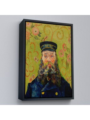 Çerçeveli Vincent Van Gogh – Postacı Joseph Roulin’in Portresi Tablo - Postes - POSTMAN-7381