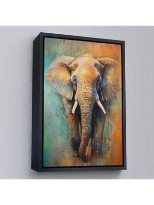 Çerçeveli Yürüyen Fil TABLO-7505