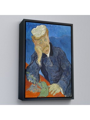 Çerçeveli Vincent Van Gogh - Doktor Paul Gachet TABLO-7467