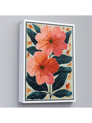 Çerçeveli Şakayık Çiçekleri TABLO-7632