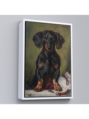 Çerçeveli Alexander Pock - Sevgili, Tatlı, Zeki, Neşeli, Sadık Mungerl TABLOSU-8107