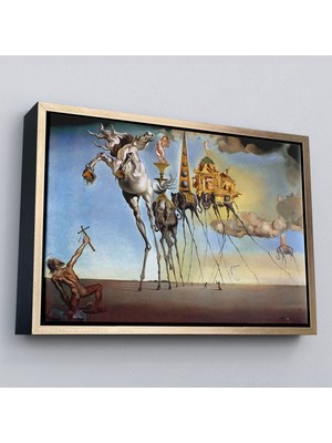 Çerçeveli Salvador Dali - The Temptation Of St. Anthony Kanvas TABLO-5162