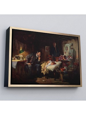 Çerçeveli The Doctor Tablosu - Joseph Tomanek, Luke FILDES-6639
