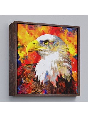 Çerçeveli Yağlı Boya Kartal Kanvas TABLO-5909