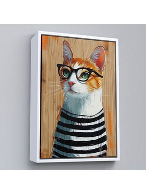 Çerçeveli Cool Kedi TABLO-7644