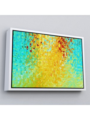 Çerçeveli Sürreal Renkler Senfonisi TABLOSU-6636