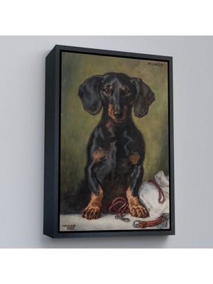 Çerçeveli Alexander Pock - Sevgili, Tatlı, Zeki, Neşeli, Sadık Mungerl TABLOSU-8107