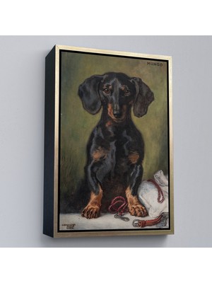 Çerçeveli Alexander Pock - Sevgili, Tatlı, Zeki, Neşeli, Sadık Mungerl TABLOSU-8107