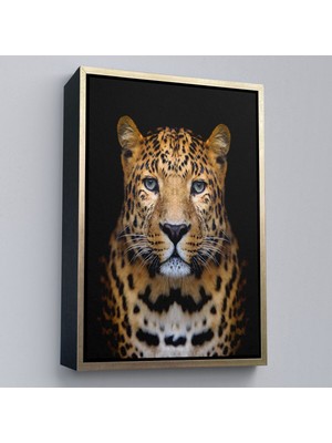 Çerçeveli Leopar Dekoratif Kanvas TABLO-5959