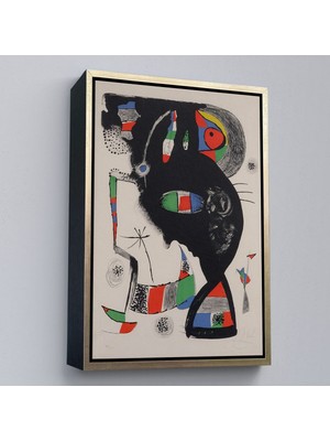 Çerçeveli Joan Miro - 42 Rue Blomet TABLO-8048