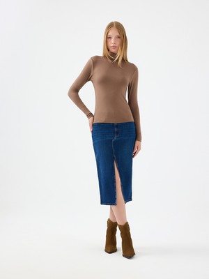 Slim Fit Kadın Etek