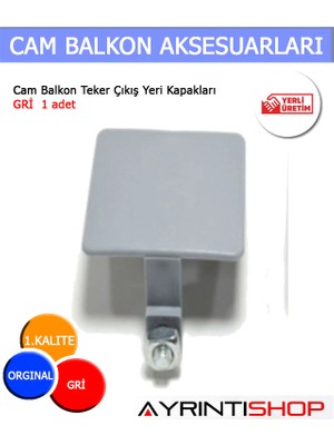 AYRINTISHOP Katlanır Cam Balkon Teker Çıkış Yeri Kapakları 1 Adet