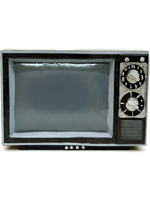 Televizyon Siyah Vintage Dekoratif Hediyelik