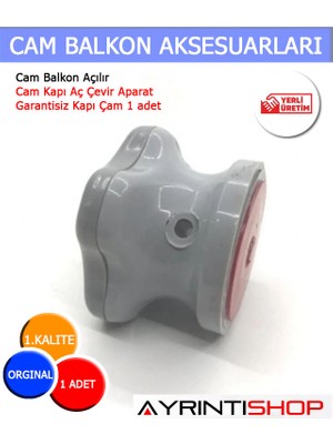 AYRINTISHOP Cam Balkon Açılır Cam Kapı Aç Çevir Aparat 1 Adet