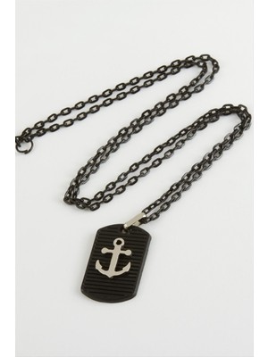 Zengezur Çapa Erkek Kolye-Mavi