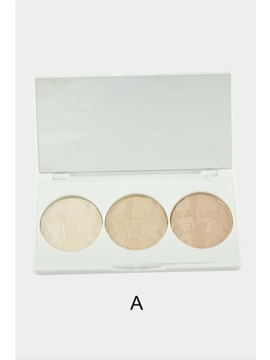 Zengezur Gabrini 3lü Highlighter Palet Set-1