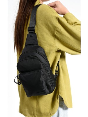 Body Bag Göğüs Çantası Paraşüt Kumaş Çok Cepli Bady Bag Sırt Çantası Hafif Yağmur Geçirmez Kumaş