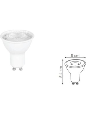 7 W GU10 Mercekli LED Ampül 3000K