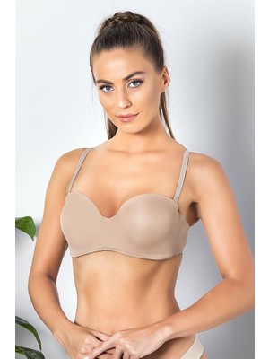 Straplez, Lotus Sütyen Cappucino (MGP11261)
