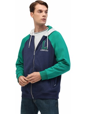 Lumberjack ml Gleen 17BLO-01 5pr Lacivert Erkek Eşofman Üstü