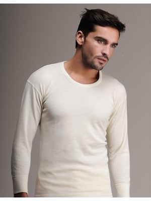 Hasyün Erkek %75 Yün Uzun Kollu Fanila Atlet Içlik 102E - 1 Adet