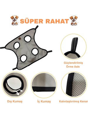 Kedi Köpek Bakım Hamağı+2 Li S Çelik Kanca