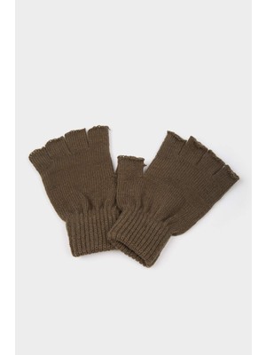 DeFacto Erkek Kesik Parmaklı Triko Eldiven L9300AZ25WN