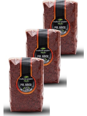 Trabzon Pazarı Acısız Pul Biber 3x200 Gr