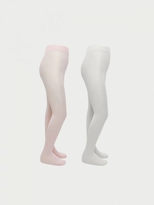 Lcw Kids Pembe Basic Kız Çocuk Ince Külotlu Çorap 2'li