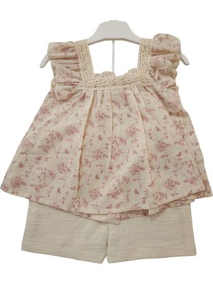 Babydoll Tulum Via Bej-Pembe