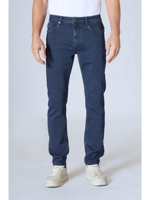 Martin 836 B Dokulu Kumaş Likralı Rahat Kesim Erkek Kot Pantolon