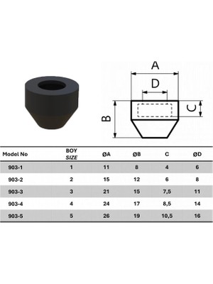 903-4 Baskı Pabucu 23892-2 Adet Fiyatıdır