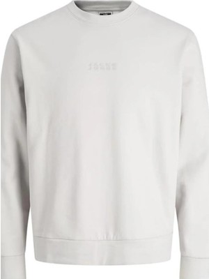 Jack&jones 12282821 Jcostance Sweat Vapor Blue Erkek Sweatshirt