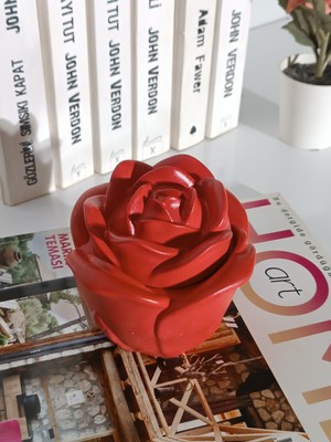 Kupon Aksesuar Sevgililer günü hediyesi Gül Şeklinde Dekoratif Mum